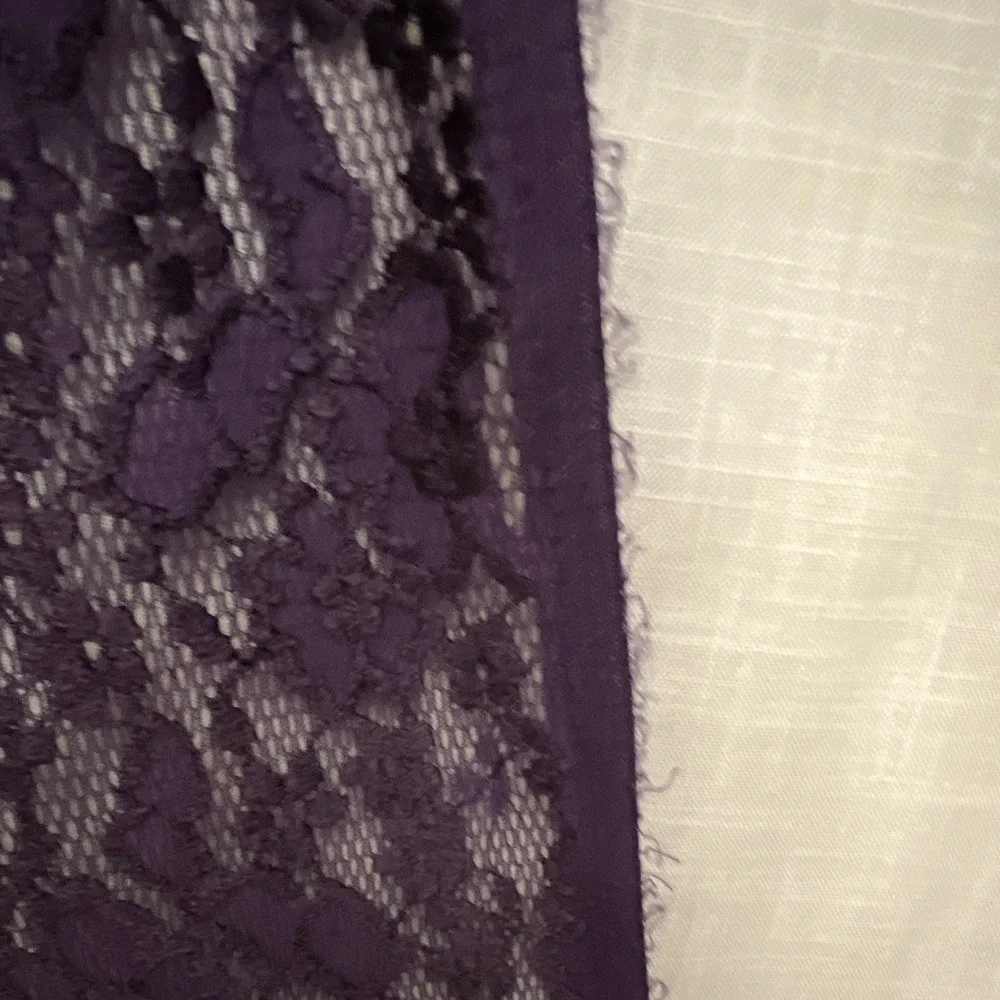 Purple Floral Lace Fabric Material Flowers & Plants 56